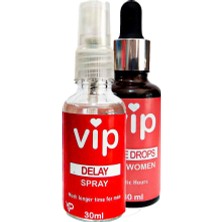 Fırsatkolik Vıp Erkeğe DELAY30 Mlsprey + Kadına Ekstradestek Özel Uyarıcıdamıa 30 ml