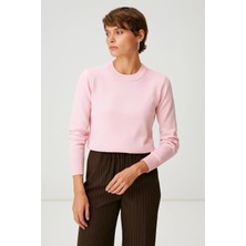 Hakke Bisiklet Yaka Oversize Triko Kazak
