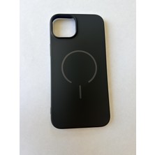 Mopal iphone 14/15 Plus Silikon Siyah Kılıf