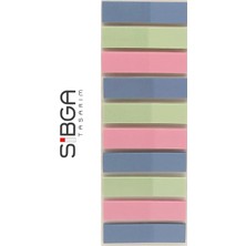 Sibga Tasarım Şeffaf Renkli Postit Post-It Post It. Kitap Ayracı Ayraç Postit Sticker Not Kağıdı 200 Yaprak