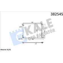 Kale Mixdepo Kondenser Honda Civic x Fc 1.6i 16 Kurutucu Ile Brazing Al-Al 560X431X12 Klima Radyatörü