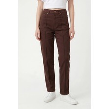 Hakke Bilek Boy Relaxed Fit Orta Bel Pantolon