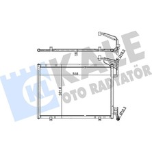 Kale Mixdepo Klima Radyatoru Kondenser Ford B Max Fiesta Vi 12 1.0 Ecoboost