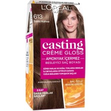 L'Oréal Paris L'oreal Paris Casting Creme Gloss Saç Boyası Sütlü Kahve NO:613