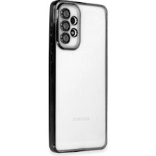 Aslanoğlu Store Samsung Galaxy A73 5g Kılıf Razer Lensli Silikon - Siyah