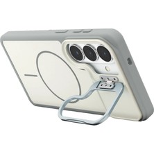 Aslanoğlu Store Joko Samsung Galaxy S26 Pale Magsafe Standlı Kapak - Beyaz
