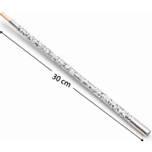 Aslanoğlu Store 30 cm Gümüş Payetli Tutacağı – 1920’LER Gatsby Parti Aksesuarı