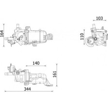 Mahle Mixdepo Egr Sogutucusu Trafic Iii 15- Megane Iv 15- Talisman 15- Scenic Iv 15- 1.6dci