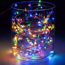 Aslanoğlu Store GD957 Şerit Pilli Aydınlatma 3 Metre 30 Adet Rgb Peri LED
