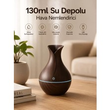 Asil Sepet Asiltech 130ML Aromaterapi Difüzörü Hava Nemlendirici 7 Renk LED Işıklı