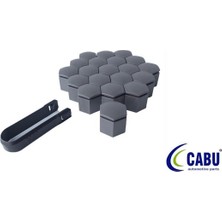 Cabu Mixdepo Bijon Kapaği Kömür Metalik 22X27MM Astra F-G-H. Corsa B-C-D. Vectra A-B.zafira B.omega B 20 Adet 220644
