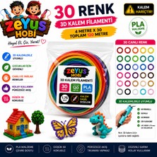 Zeyus Hobi Zeyus Filament 30 Renk 4 Metre(Toplam 120 Metre )