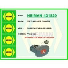 Bescher Mixdepo Dortlu Flasor Dugmesi Clio Ii Em-Symbol 98 - 8 Fis