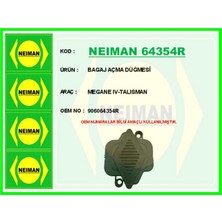 Bescher Mixdepo Bagaj Açma Düğmesi Megane Iv-Talisman