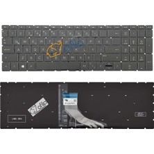 Afila Hp 15-DW4011NT (6Y800EA) Uyumlu Notebook Klavyesi, Laptop Tuş Takımı (Siyah Tr) Işıklı