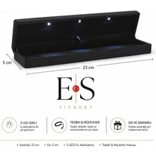 E&S Ticaret LED Işıklı Tesbih ve Mücevher Kutusu