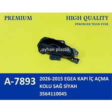 Ayhan Mixdepo Kapi Iç Açma Kolu Sağ Fiat Egea 15- Siyah