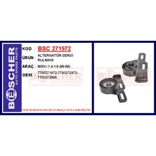 Bescher Mixdepo Alternatör Gergi Rulmani Mgn I 1.4-1.6 96-99