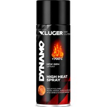 AvantajAl Kluger Dynamo 700 Derece Isıya Dayanıklı Sprey Boya Siyah 400 ml