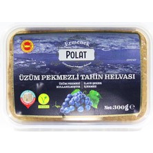 Ermenek Polat Üzüm Pekmezli Tahin Helvası 300G (Glutensiz, Vegan, Şeker Ilavesiz)