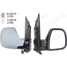 GVA Mixdepo Diş Dikiz Aynasi Sağ Opel Vivaro C 19- Zafira Life 19- Peugeot Expert 16- Treller 16- Citroen Jump Y 16- Spacetourer 16- Toyota Proace 16- Elle Katlanir Elektrikli Astarli Rezistansli Sens