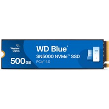 Western Digital SN5000 Nvme SSD M.2 2280 500 (5.000 Mb/sn' Kadar Okuma 4.000 Mb/sn' Kada