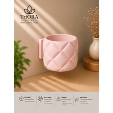 Triora Design Triora Pofuduk Duvara Asılabilir Mini Kaktüs Saksısı | 3D Baskı Dekoratif Duvar Saksısı |pla Saksı
