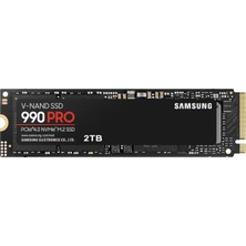 Samsung 990 Pcıe 4.0 M.2, 2 Ssd, 7.450 Mb/sn Okuma, 6.900 Mb/sn Yazma , ‎ MZ-V9P2T0BW