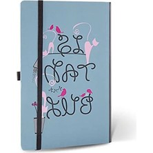 Bella Vista Çizgili Lastikli Mini Defter, Şık Tasarım ve Kullanım Kolaylığı
