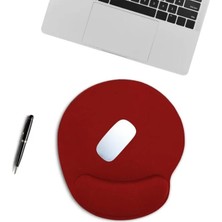 Bella Vista Ergonomik Bilek Destekli Jel Mouse Pad, 26X21 cm Kaymaz Taban