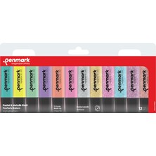 Penmark Fosforlu Kalem 12' Karışık Renk 6 6 Simli