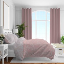 Brielle Düz Pamuk Saten Nevresim Setleri, Pembe, Size