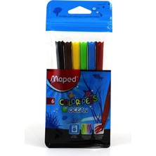 Maped 845723 Peps 6 Renk Keçeli Kalem