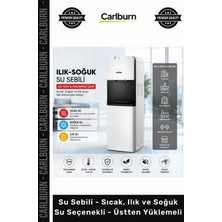 Carlburn #susebili Kompresörlü Ofis Tipi Su Sebili Sıcak Ilık Soğuk Su Seçenekli Üstten Yüklemeli