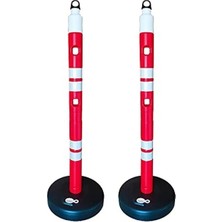 Bella Vista Uyarıcı Otopark Yol Dubası, Ağırlıklı Plastik, 105 Cm, 2 Adet