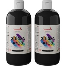 Bella Vista 2X500GR Siyah Akrilik Boya Seti