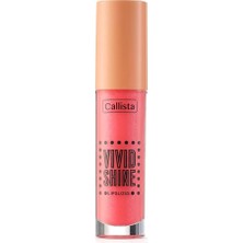 Callista Vivid Lipgloss Nemlendiricili Dudak Parlatıcısı 107 Playdate Pink, Pembe