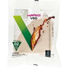 Hario V60 02 Dripper Filtresi Natürel (100 Adet)