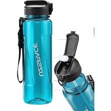 Bella Vista 1000ML Tritan Su Matarası, Pilavlı Tasarım, Turkuaz