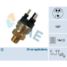 FAE Mixdepo Hararet Musuru 93 C - 100 C 3 Lu Siyah. Radyator Fani Mercedes W201 W124 S124 W463