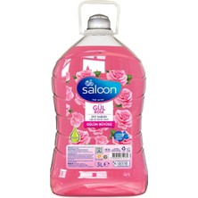 Saloon 3 L Gül Sıvı Sabun Doğal İçeriklerle Hassas Ciltler İçin Ferahlatıcı Temizlik