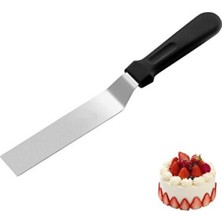 Empressco Eğik Pasta Spatulası 20CM, Küt Uçlu, Pratik ve Dayanıklı Tasarım