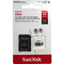Sandisk Ultra SDSQUNR-064G-GN3MN Class 10 Uhs-I 64 Micro Sd Kart