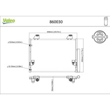 Valeo Mixdepo Klima Radyatörü Kondenser Toyota Hilux Vigo 2.5l 2kdftv KUN15 KUN25 KUN35 05-15 / 3.0l 1kd-Ftv Kun 26 05-14