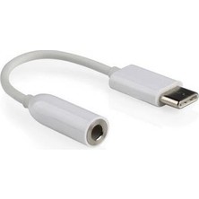 Lunatic 1744 Type C 3.5mm Kulaklık Ses Çevirici Dönüştürücü USB Type-C Male 3.5 mm Female Stereo Adapter Aux