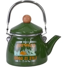 Bella Vista 1.1 Lt Kapasiteli Emaye Demlik, Kamp ve Piknik Için Uygun