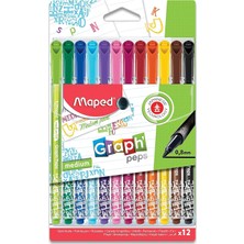 Maped 749652 Felt 12 Renk Keçeli Kalem