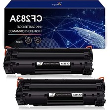 Bella Vista 2 Paket Uyumlu Siyah Toner - Yazıcı Kartuşu Seti