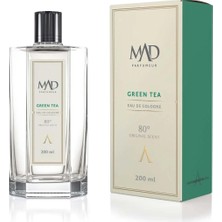 MAD Parfumeur 200 ml Kolonya – Yeşil Çay, Limon Nane ile Ferah, Dingin Bir Deneyim-1 (1 x 200 Ml)
