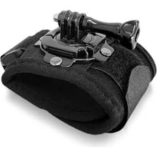 Bella Vista Sjcam Aksiyon Kamera Uyumlu 360° Döndürülebilir Bilek Bandı Aksiyon Kamerası Sabitleyici Bağlantı Aparatı